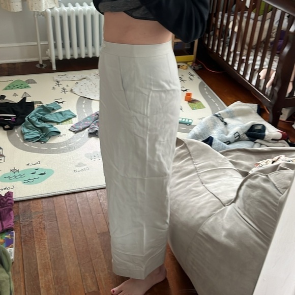 NWT!TSE Linen High Waist Pleated Pants - Picture 10 of 10